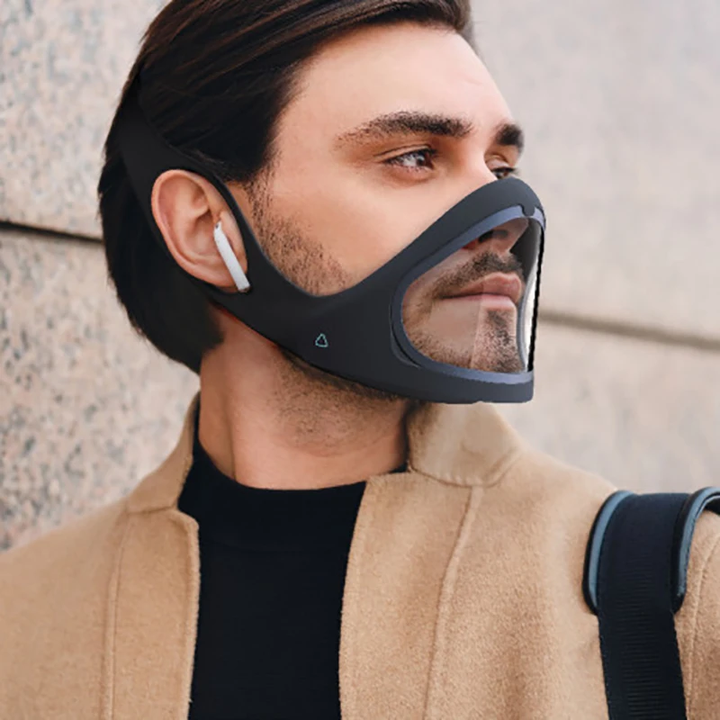 Многоразовые умные магнитные противотуманные прочные защитные принадлежности для лица Высококачественная открытая маска для лица с двойным силикагелем|Маски|   | АлиЭкспресс