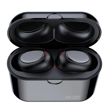 

KELODO S590 TWS 5.0 Wireless Bluetooth Sports Earphone 3D Stereo Wireless Headset with Charging Box Pk B31 F9 Earphone