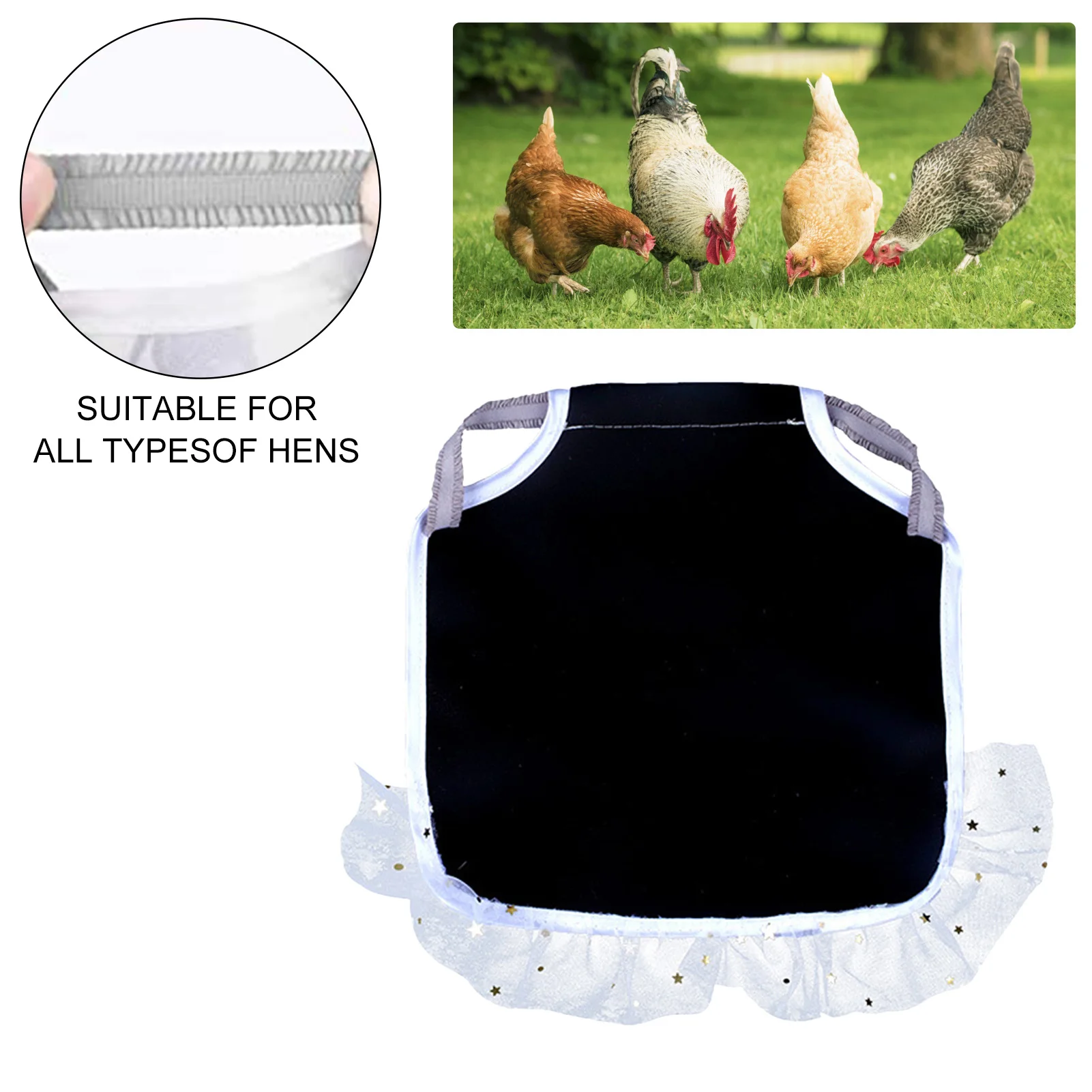 2 ULTRA DELUXE Chicken Saddle Apron Hen Jacket WING BACK SHOULDER TAIL POULTRY 