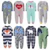 New 2022 baby rompers for girl clothing pink cartoon new born baby clothes one pieces pajamas fleece newborn jumpsuit costume ► Photo 1/6