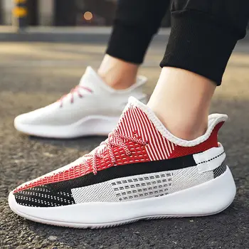

Korean hip-hop Running Shoes For Men Women Super Lightweight Walking Jogging Sport Sneakers Breathable Athletic Running Trainers