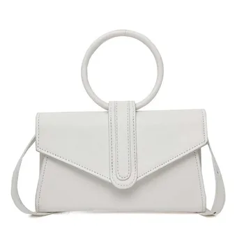 

Women Mini Tote Bag 2019 New Circle Pattern Flip Messenger Crossbody Bags Female Simple Shoulder Bag Small Square Lady Handbag