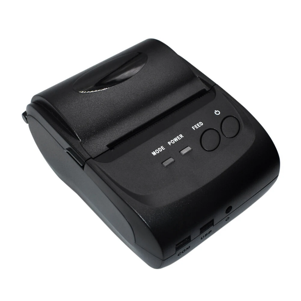 POS-5802DD Мини Портативный Bluetooth термальный принтер для распечатки квитанций