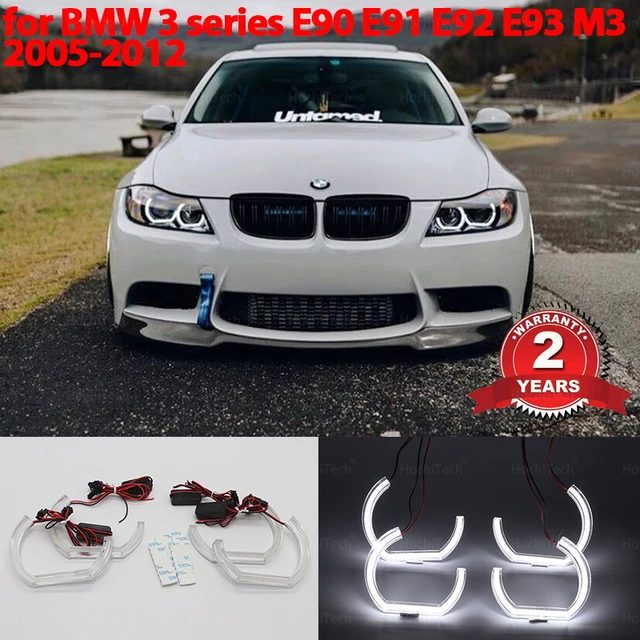 Led Angel Eyes Kit Bmw E90 Rings  Halo Rings Angel Eyes Bmw E90 - Bmw 3  Series E91 - Aliexpress