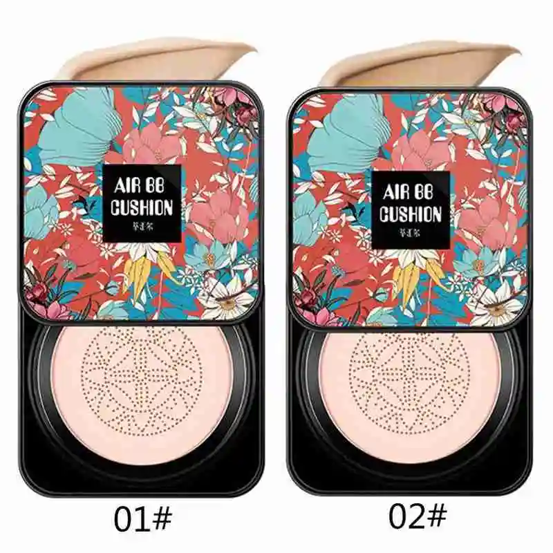 

Mushroom Head Air Cushion BB Cream Moisturizing Brighten Skin Tone Cover Blemishes Cream Air Cushion Cosmetics
