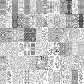 

1000pcs CorelDRAW door 2d vector design drawing Decor panel design CDR/Dxf/Dwg file CNC Vector Plasma Router Laser Cut AutoCAD