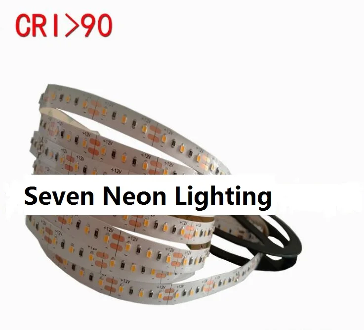 [Seven Neon] 5 м 2216 SMD Светодиодная лента 8 мм PCB DC12V 120 светодиодный/м 9 6 Вт CRI&gt 90 7-10LM Micro