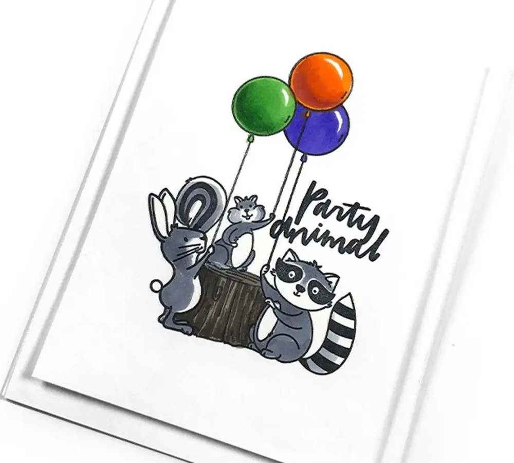 Обезьяна животные счастливый торт ко дню рождения металлические режущие штампы трафарет для DIY Скрапбукинг Фотоальбом тиснение бумажные карты