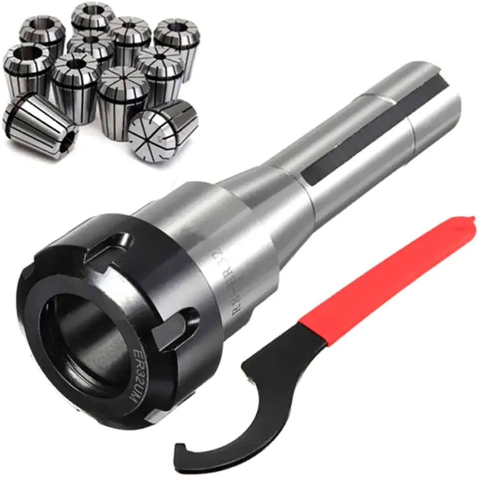 

R8-ER32 (7-16)Imperial Milling Tool Holder +ER32 6PCS SInch Spring Collet+1PCS Wrench Set for CNC Milling Lathe Tools