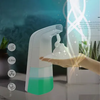 

250mL Touchless Soap Dispenser Foaming Hand Washer Automatic IR Sensor Liquid Hands-Free Soap Dispenser Pump For Kitchen & Bath