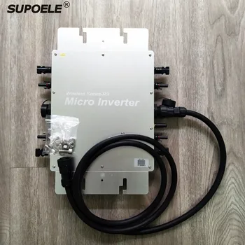 

Waterproof WVC1400 MPPT Solar Grid Tie Micro Inverter 1400W Inversor 100V-260V AC Output With Wifi 433 Wireless Modem Monitoring