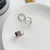 2022 mode Simple Design anillos Vintage argent couleur anneaux joints ensembles pour femmes bijoux coréen Version joints anneaux ► Photo 3/6