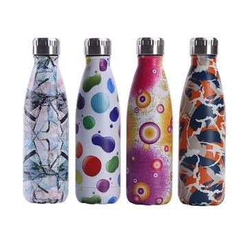 

Creative Camouflage Water Bottle BPA Free Thermos Vacuum Flask Insulated Drink Bottle Portable Sport Cup Gym Mug Protein Shaker