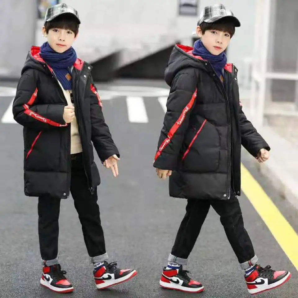  Winter Baby Boys Cool Coat Jacket Long Sleeve Casual Hooded Outerwear 6 8 10 12 14 Baby Boys Outwea