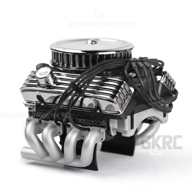 LS7 V8 Engine Motor Cooling Fan Radiator for 1//10 RC TRX4 TRX6 SCX10 90046 VS4