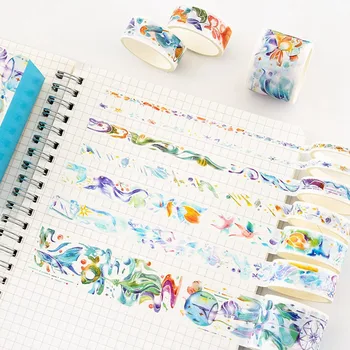 

10pcs/set Starry Imagine Series Cute Paper Masking Washi Tape Set DIY Handbook Decoration Stationery Scrapbooking Supplies