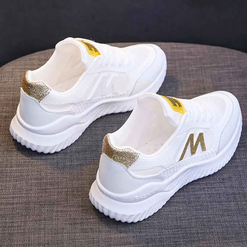 

White Shoes Student Korean-style Versatile Shoe Female Tennis Shoes Women Flat WOMEN'S Casual Shoes Women's Athletic Shoes WOMEN