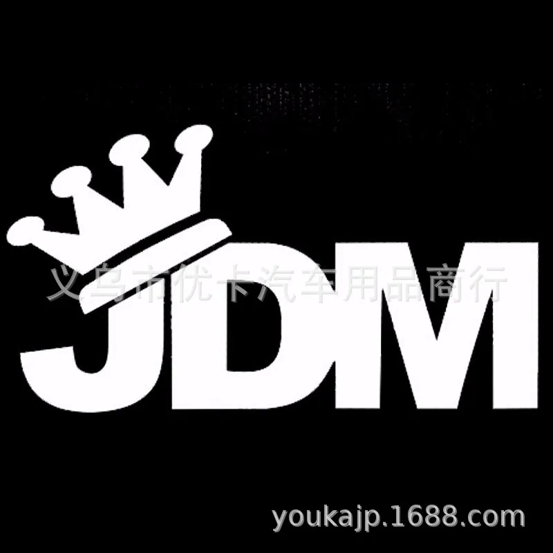 Cross Border for Crown Reflective Automobile Sticker Car Reflective Princess Crown Bumper Stickers JDM Crown Bumper Stickers