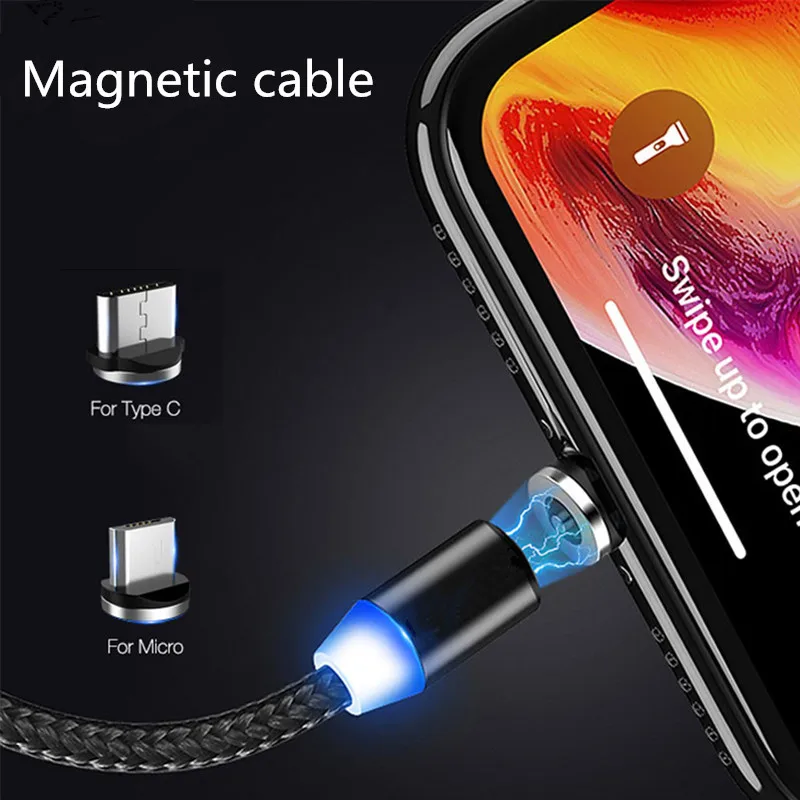 Магнитный usb-кабель для быстрой зарядки для Xiao mi Red mi 6A 7A 7 6 pro 3S 4 prime Note 4x2 3 mi 5S PLUS 9 4C 6 A1 A2 Lite poco F1