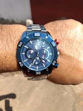 LIGE-reloj analógico de acero inoxidable para hombre, nuevo accesorio de pulsera de cuarzo resistente al agua con cronógrafo, complemento Masculino deportivo de marca de lujo con esfera luminosa