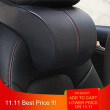 VODOOL, 1 шт., Автомобильная подушка для головы, шеи, отдыха, безопасности сиденья, подушка, поддержка, подушка, память, хлопок, путешествия, подголовник, аксессуары для автомобиля