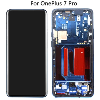 

New LCD Touch Screen With Frame Assembly For Oneplus 7 Pro LCD Display Touch Sensor Glass Digitizer Panel