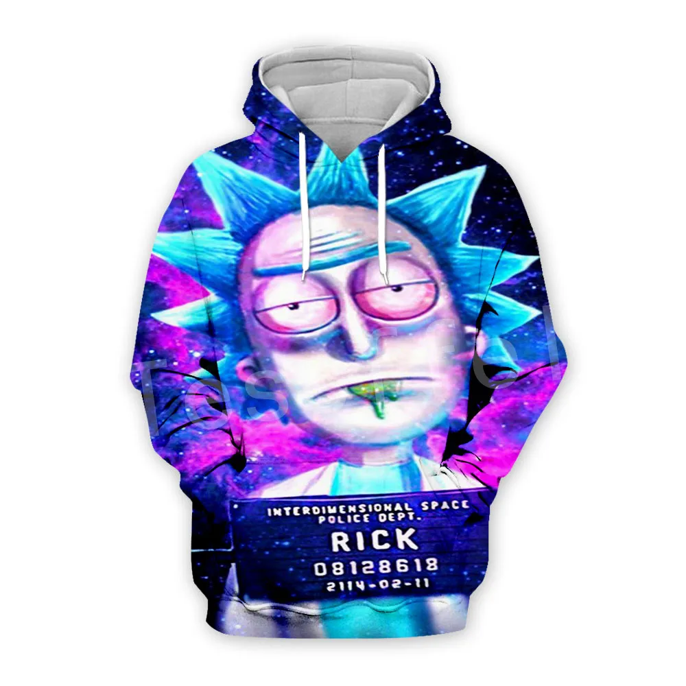 

Tessffel Anime Rick and Morty New Fashion Funny Colorful Cartoon Tracksuit 3DPrint Hoodie/Sweatshirt/Jacket/shirts Men Women s-5