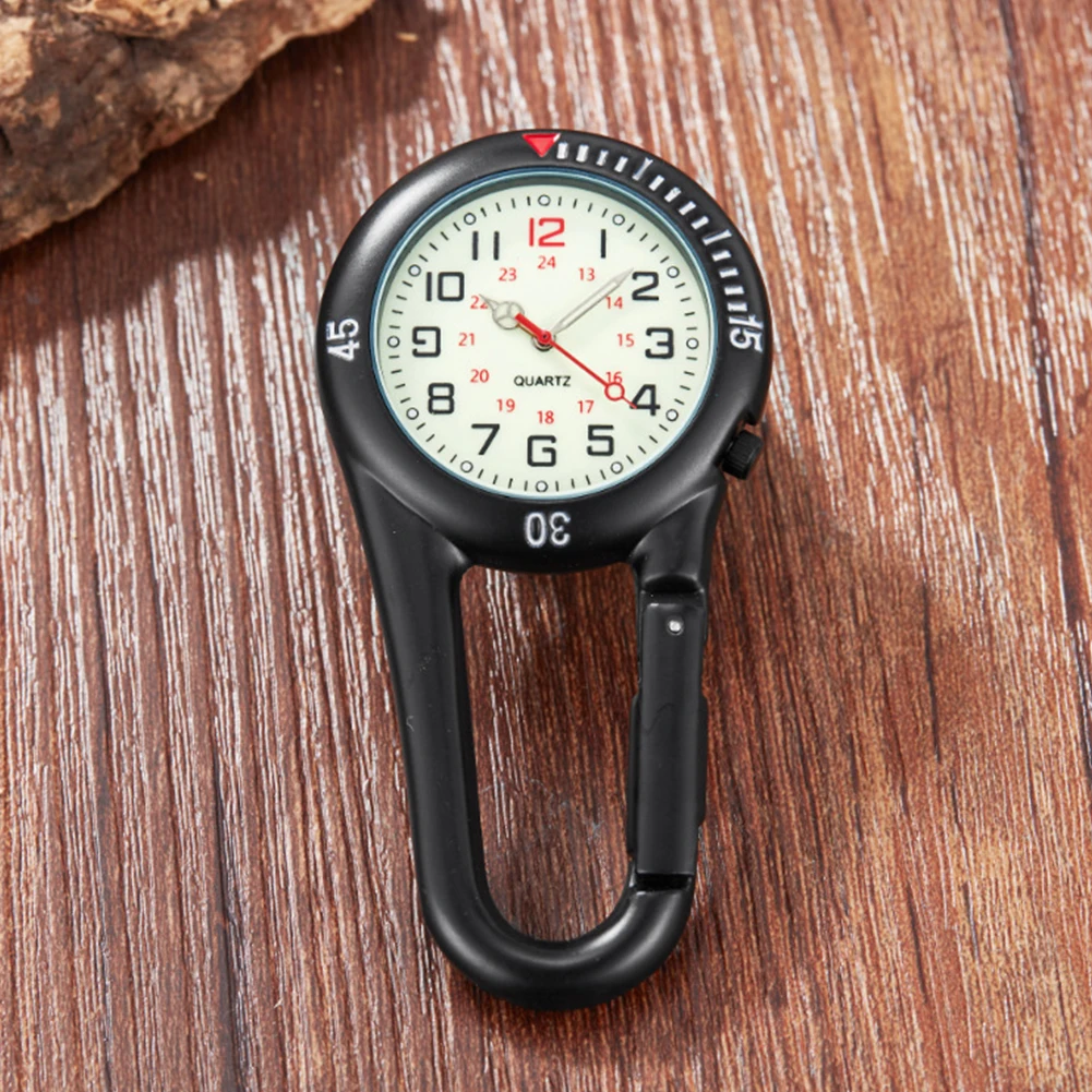 Подарок альпинистский карабин доктор карманные часы Указатель унисекс светящийся зажим на ремне спортивная мода Сплав Кварцевые Fob