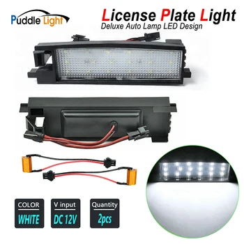 

2x Error Free White Car LED Number License Plate Light Kit For Toyota Auris MK2 Aygo Avalon Yaris Corolla iM Camry Solara white