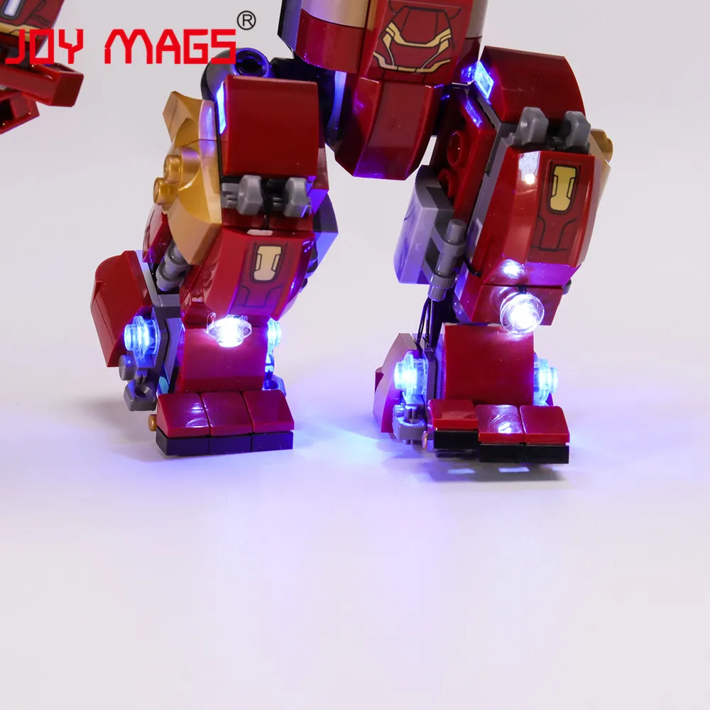 JOY MAGS только светодиодный светильник набор для 76104 Hulkbuster Smash Up комплект