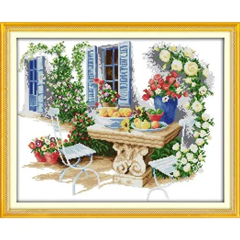 

Leisure Time!DIY 14CT 11CT Counted Cross Stitch Sets For Needlework Embroidery Knitting Needles Handmade Crafts Wholesale Retail