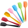 Multiple Color Silicone Baking Spatula Heat-Resistant Non-stick Cooking Kitchen Utensils Non-deformable Soft Baking Spatula ► Photo 1/6