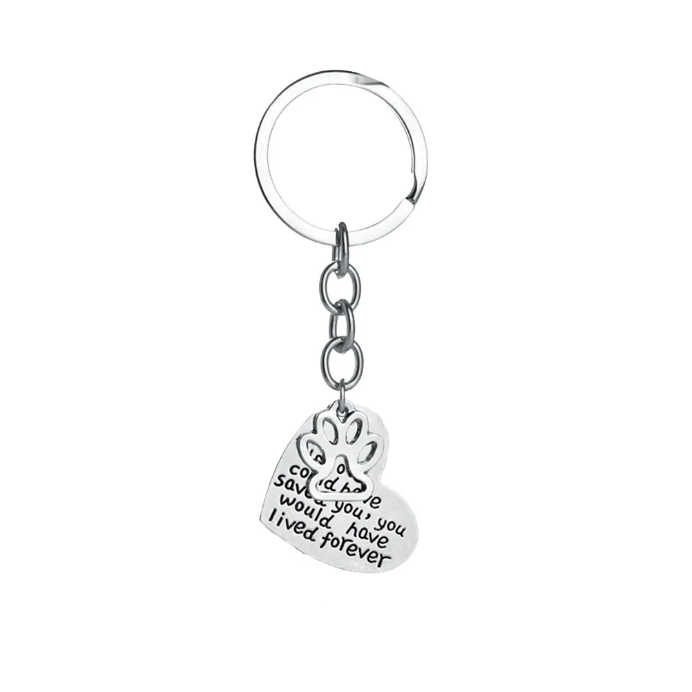 

1 Pc Keychains Stylish Dog's Paw Creative Key Ring Ornament for Handbag Purses