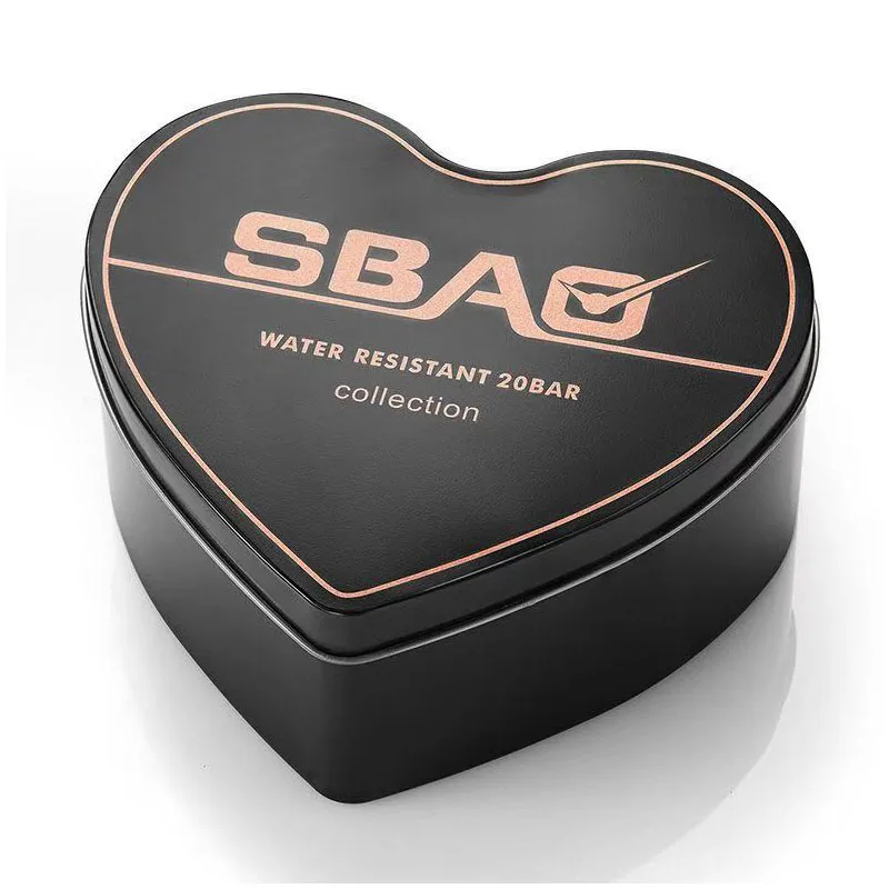 

SBAO Original couple gift Box for Sport Watches Mental Box Men Watch Accessory LED Digital Watch Box Protection Sqaure Box for W