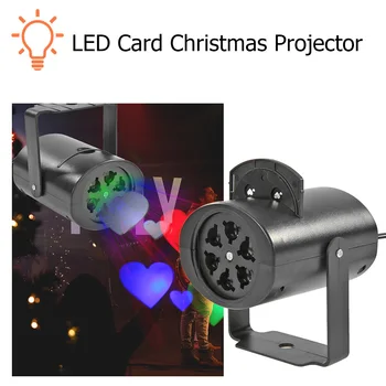 

LED Projector Light Christmas Halloween Party Decor Christmas Pattern Flashlight for Cafe Restaurant Exquisite Ornaments