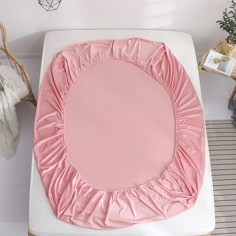 LREA 1 шт. розовые домашние текстильные изделия простыни полиэстер материал 25 см Высота простыни мягкие для постельных принадлежностей