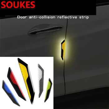 

Car Door Bumper Wheel Fender Warning Anti-Scratch Sticker For Volkswagen VW Polo Passat B5 B6 CC Golf 4 5 Touran T5 Tiguan Bora