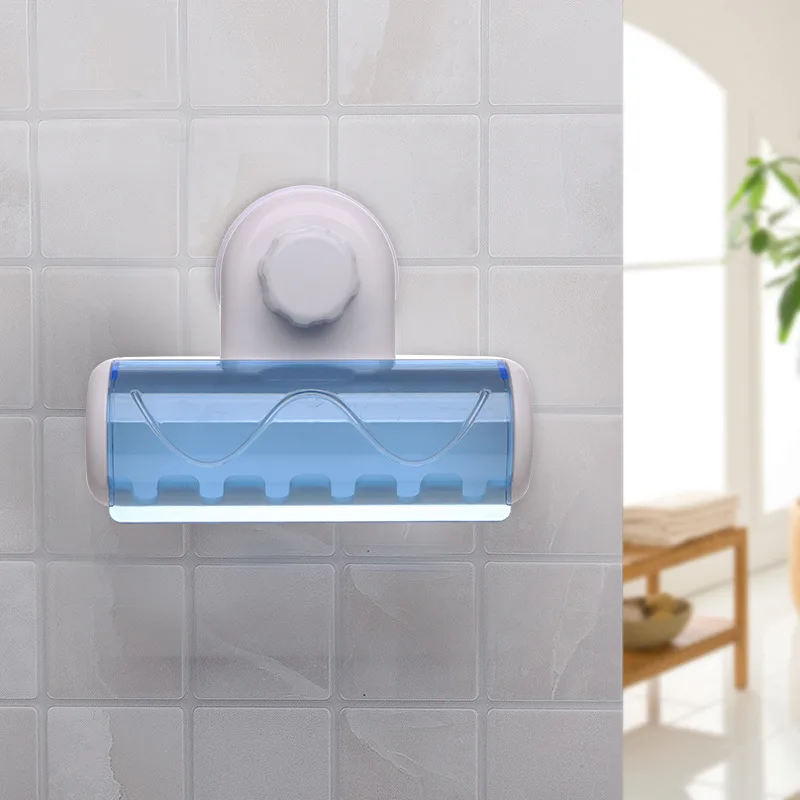 6 hanging toothbrush Набор аксессуаров для ванной комнаты, настенная подставка для зубных щеток, держатель для зубной щетки, крючки на присоске, аксессуары для ванной комнаты, подставка для зубных щеток - Цвет: 6 hanging toothbrush