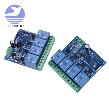 

1PCS 5V/12V 4CH Remote control Switch Bluetooth Relay Module for Android Mobile Motor LED Light DIY Electronic kit 12V/10A