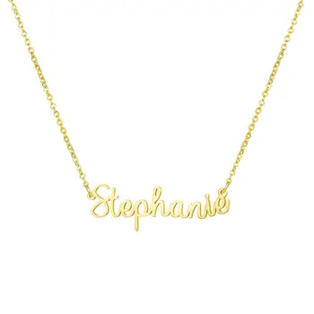 

Corrente Stainless Steel Personalized Name Necklaces Custom Necklaces For Women Love Jewelry Friendship Gifts