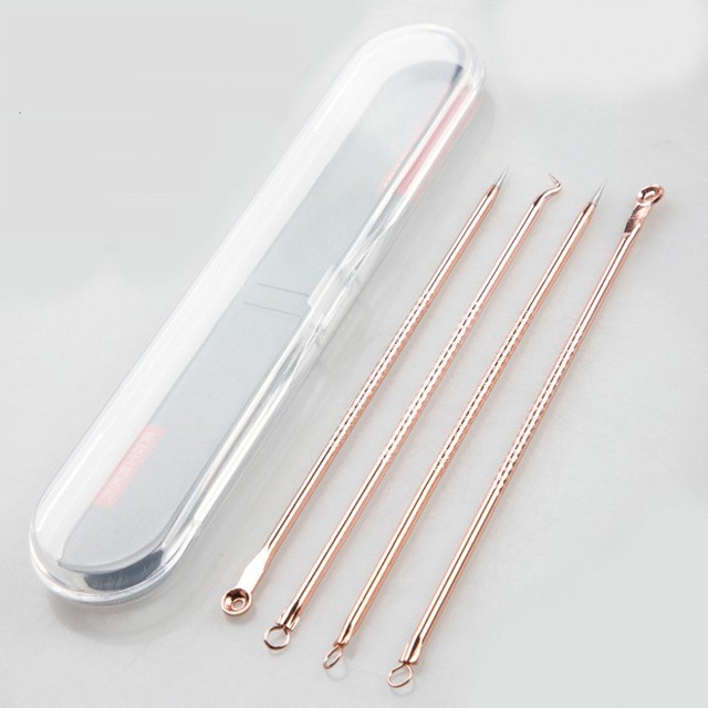 Stainless Steel Blackhead Comedone Acne Corrector Remover Extractor Skin Care Pore Cleaner Needles Remove Tools