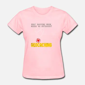 

Personality Geocaching Geocacher Treasure Hunting Cache T Shirt Man Woman Round Neck Famous Tshirt Plus Size S-5xl Gents Hip Hop