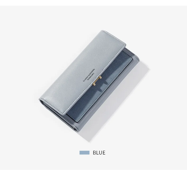 High Quality Rfid Long Zipper Wallet Women‘s Luxury PU Leather Card Wallets for Women 2019 Fashion Brand Female Money Purse Bags (28)