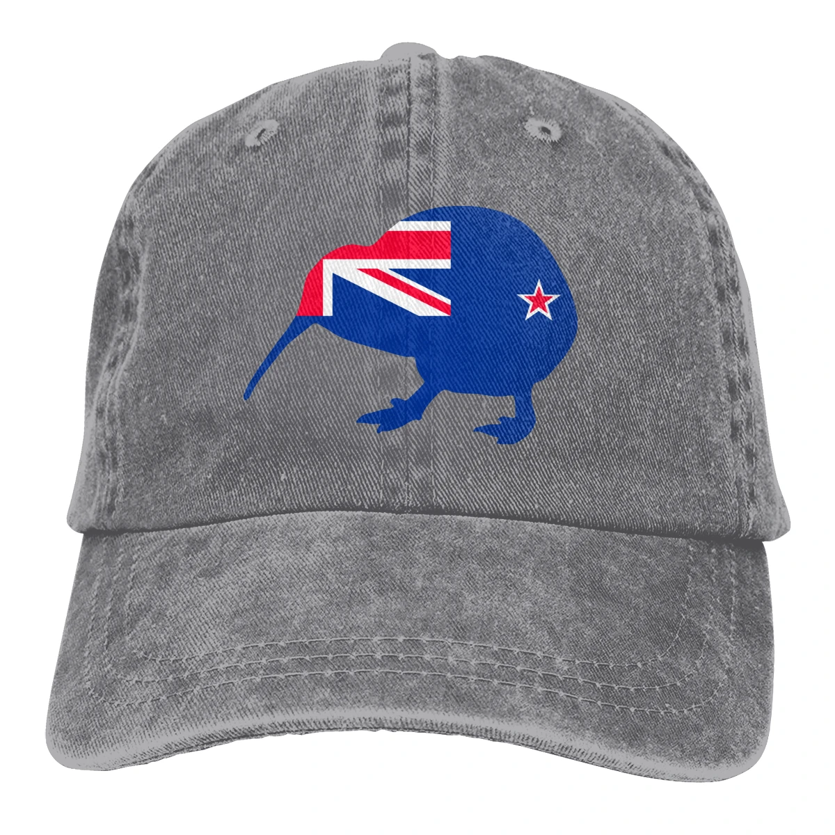 Новая Зеландия киви птица Casquette глубокий Хизер унисекс Мужские Женские джинсовые бейсболка с ремешком кепки Регулируемый Гольф папа шляпа