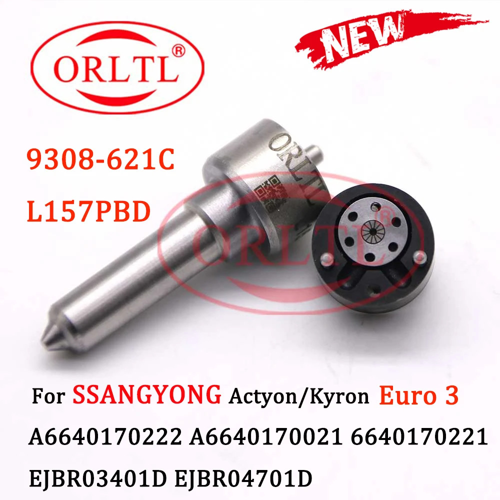 

EJBR04701D A6640170221 7135-650 Injector Repair Kits 9308-621C Control Valves L157PBD Nozzle for Ssangyong Actyon Kyron Rexton