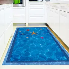 Вентилятор xi 3D Морская звезда раковина бассейн на наклейки летний аквариум Туалет дверной проем украшения настенные наклейки FX82022