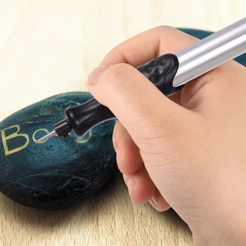 

Electric Micro Engraving Pen Mini Engraver Machine Cordless DIY Carve Tools Graver Kit with Extra Diamond Tip Bit Replacement