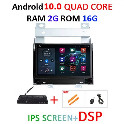 8 ядерный 4G 64G 2 Din Android 10 Автомобильный мультимедийный dvd gps для Land Rover freelander 2 2007 2008 2009 2010 2011 2012 автомобильный радиоприемник DSP - Цвет: 2G 16G IPS DSP