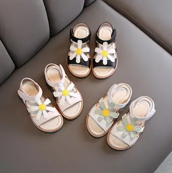 

2020 New Baby Beach Shoes Girls Flower Princess Shoes Soft Bottom Non-slip Baby Sandals Summer Shoes for Toddler Girls