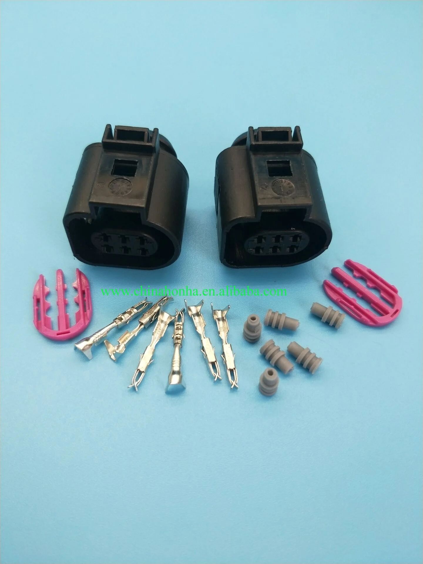 

6 Pin 1J0973713 1.5mm Auto Temp sensor plug waterproof Electrical Wire connector for car truck